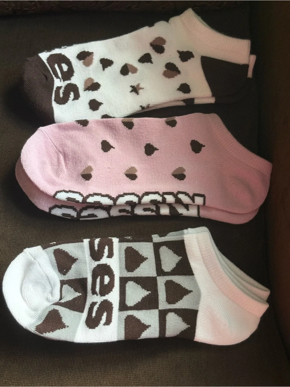 Hershey Kisses Women’s Low-cut Socks - 2 sets of 3 pairs NEW